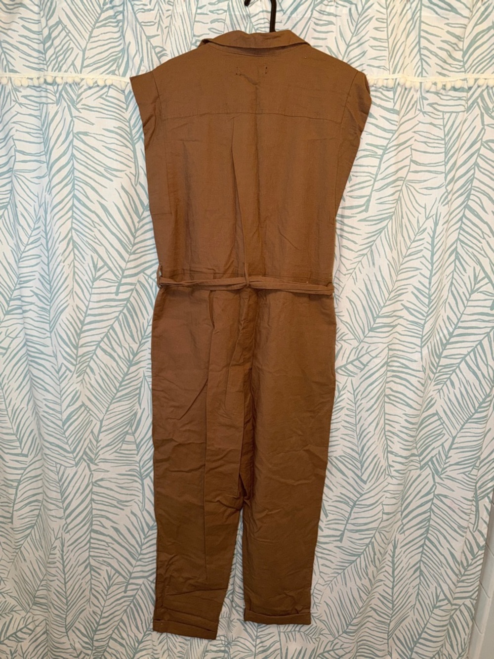 Blank NYC Tan/Brown Utility Belted Jumpsuit - Picture 3 of 3